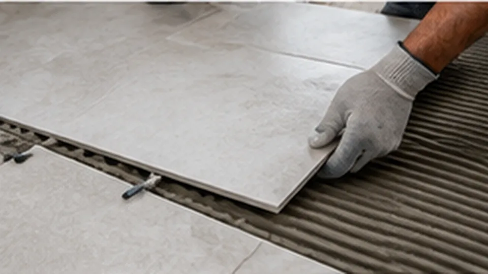Illustration : Pose Carrelage Sol Intérieur | Expert Carreleur Salon