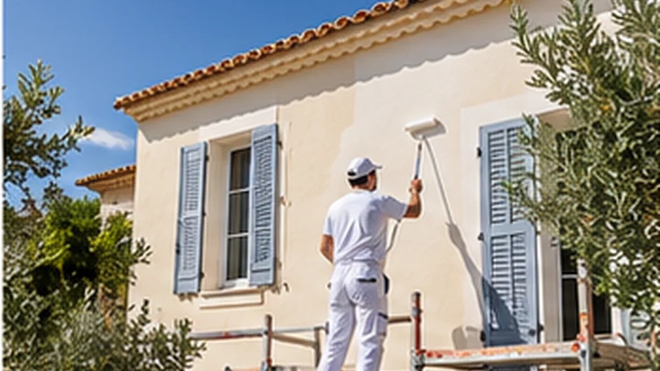 Illustration : Peinture Façade Rénovation : Expert Salon-de-Provence