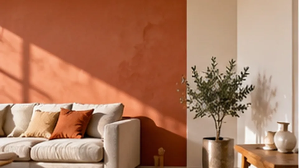 Illustration : Nouvelles tendances de la peinture, couleurs et finitions